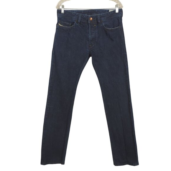 Diesel Safado Men’s Dark Wash Denim Jeans W30 L32 Button Fly Straight Leg - Picture 1 of 16